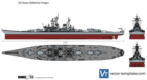 US Super Battleship Oregon
