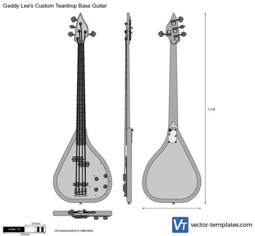 Geddy Lee's Custom Teardrop Bass Guitar