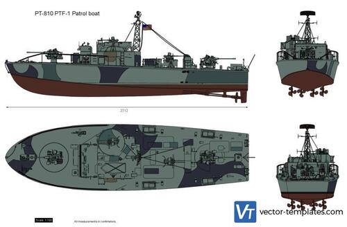 PT-810 PTF-1 Patrol boat