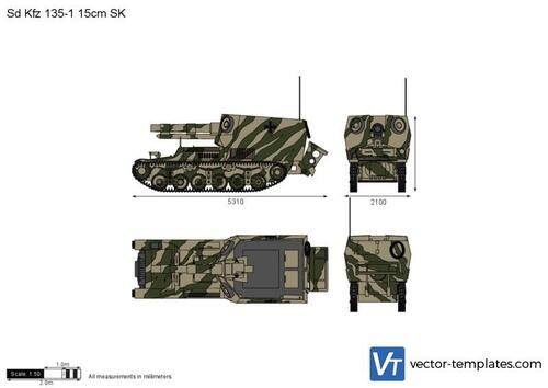 Sd Kfz 135-1 15cm SK