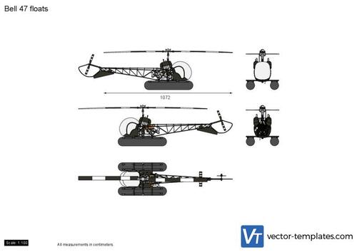 Bell 47 floats