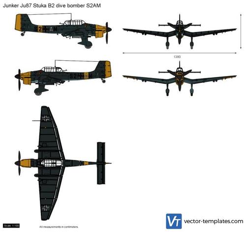 Junkers Ju87 Stuka B2 dive bomber S2AM