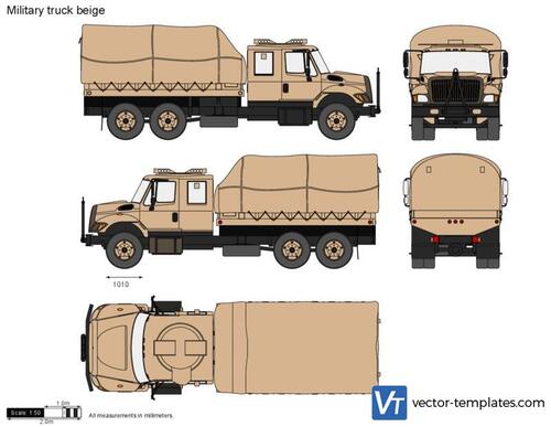 Military truck beige