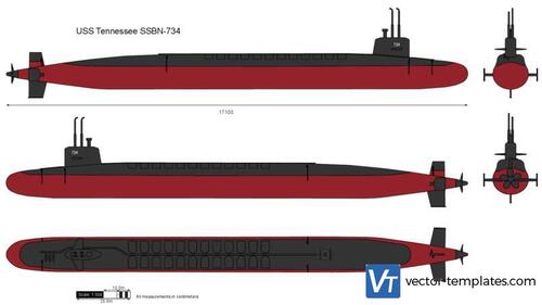 USS Tennessee SSBN-734