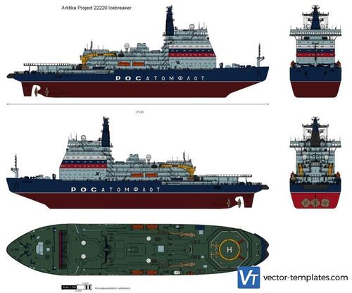 Arktika Project 22220 Icebreaker