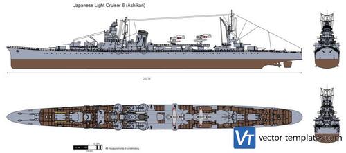 Japanese Light Cruiser 6 (Ashikari)