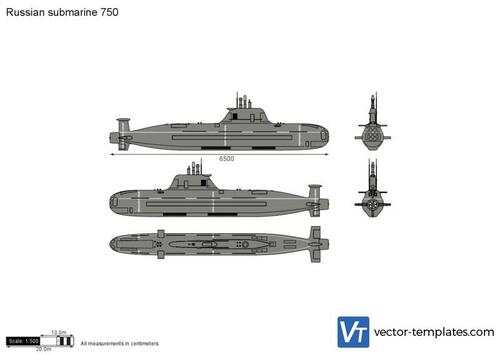 Russian submarine 750