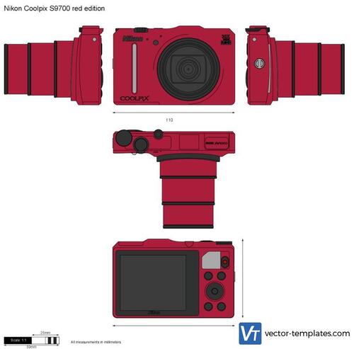 Nikon Coolpix S9700 red edition