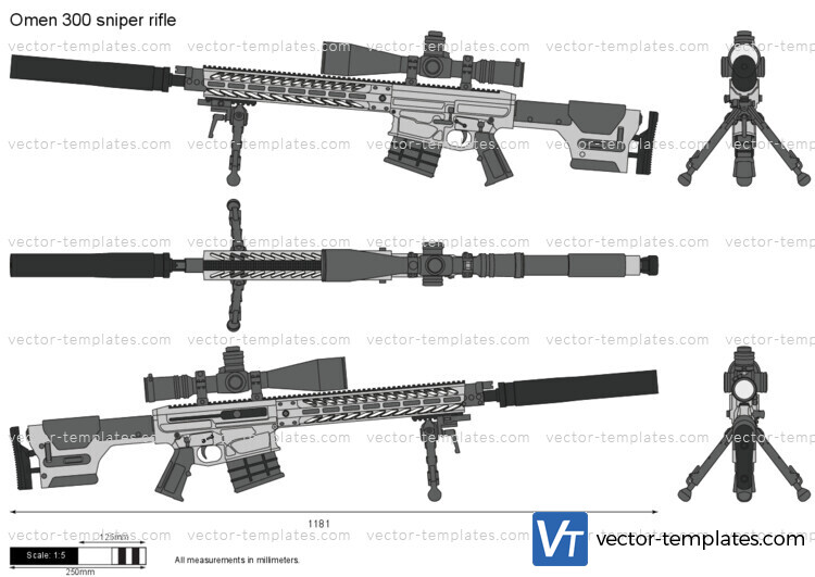 Omen 300 sniper rifle