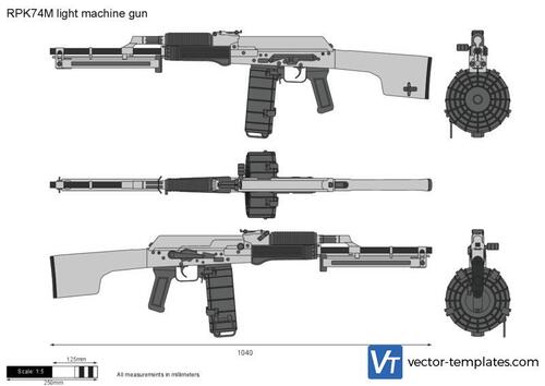 RPK74M light machine gun