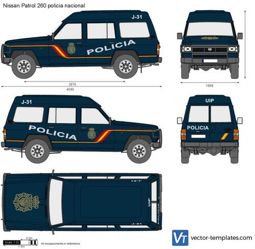 Nissan Patrol 260 policia nacional
