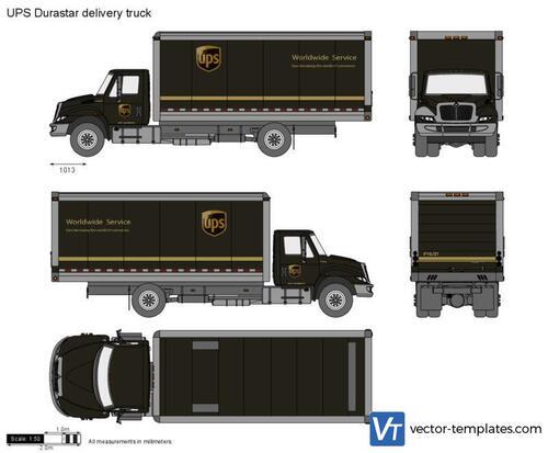 UPS Durastar delivery truck