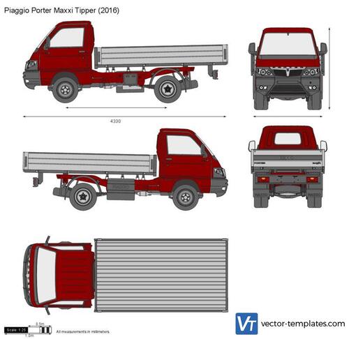 Piaggio Porter Maxxi Tipper
