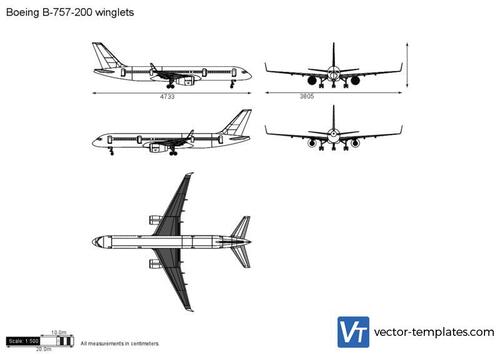 Boeing B-757-200 winglets