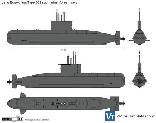 Jang Bogo-class Type 209 submarine Korean navy