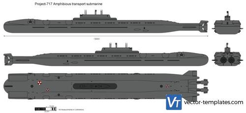 Project-717 Amphibious transport submarine