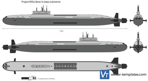 Project-955a Borei A-class submarine
