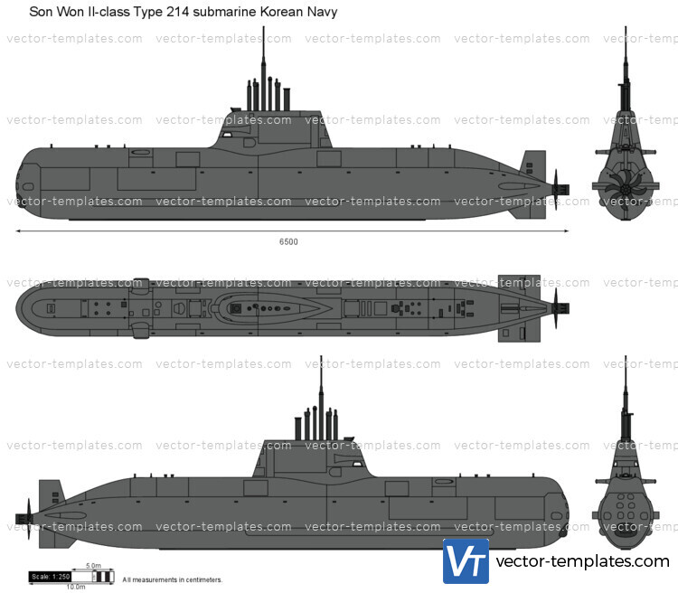 Son Won Il-class Type 214 submarine Korean Navy