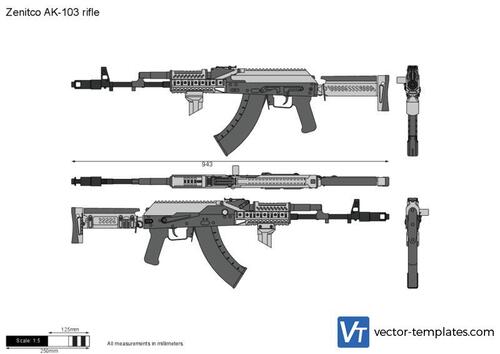 Zenitco AK-103 rifle
