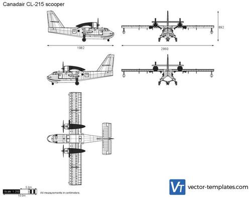 Canadair CL-215 scooper