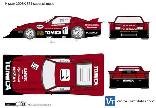 Nissan 300ZX Z31 super silhoutte