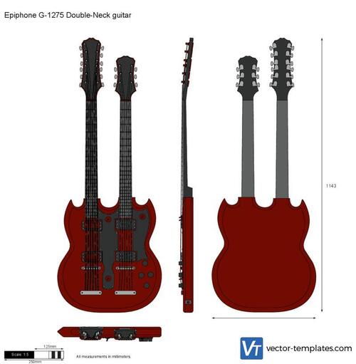 Epiphone G-1275 Double-Neck guitar