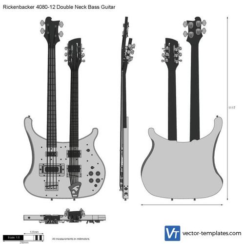 Rickenbacker 4080-12 Double Neck Bass Guitar