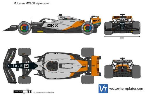 McLaren MCL60 triple crown