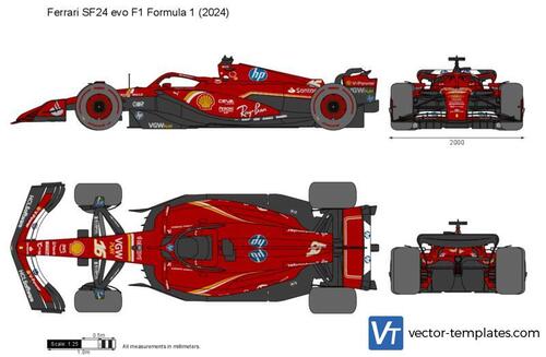 Ferrari SF24 evo F1 Formula 1
