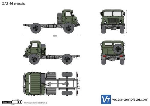 GAZ-66 chassis
