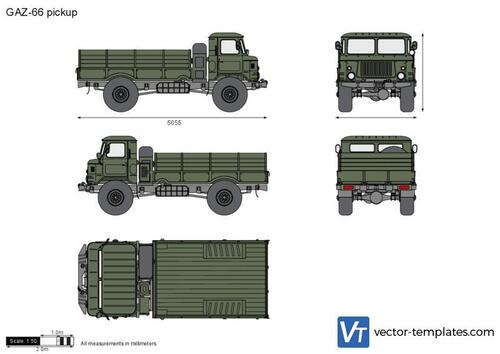 GAZ-66 pickup
