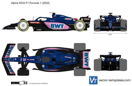 Alpine A522 F1 Formula 1