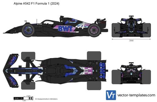 Alpine A542 F1 Formula 1