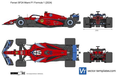 Ferrari SF24 Miami F1 Formula 1