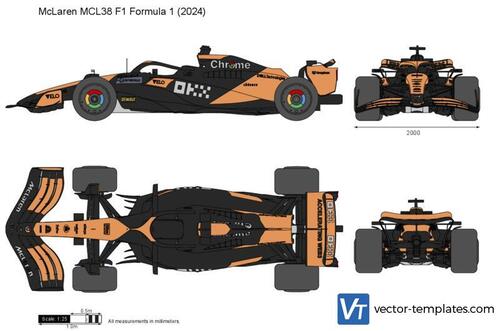 McLaren MCL38 F1 Formula 1