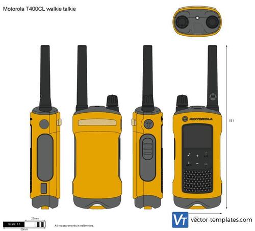Motorola T400CL walkie talkie