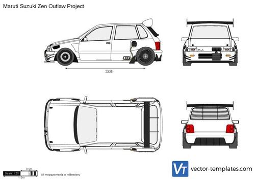 Maruti Suzuki Zen Outlaw Project