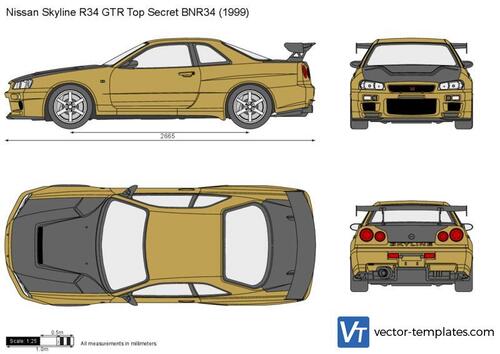 Nissan Skyline R34 GTR Top Secret BNR34