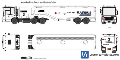 Mercedes-Benz Econic semi-trailer refueller