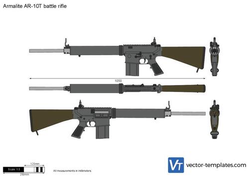 Armalite AR-10T battle rifle