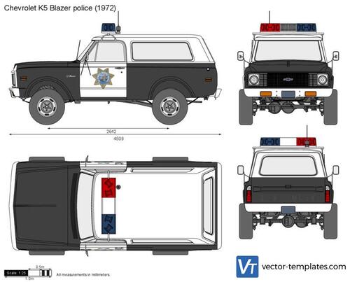 Chevrolet K5 Blazer police