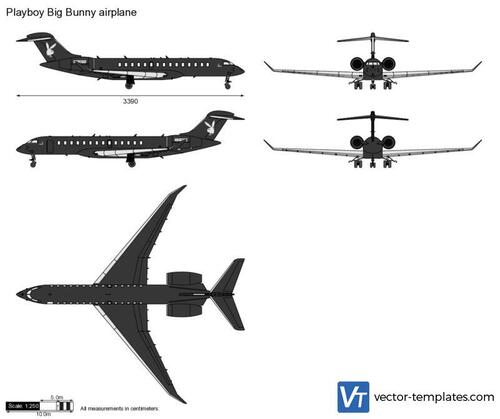 Playboy Big Bunny airplane