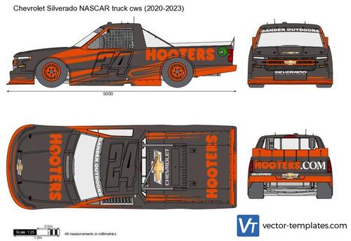 Chevrolet Silverado NASCAR truck cws