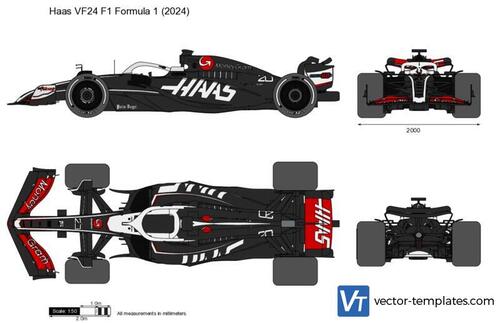 Haas VF24 F1 Formula 1