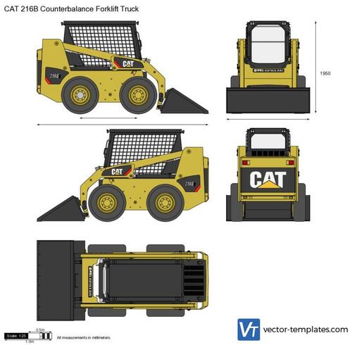 CAT 216B Counterbalance Forklift Truck