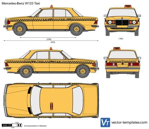 Mercedes-Benz W123 Taxi