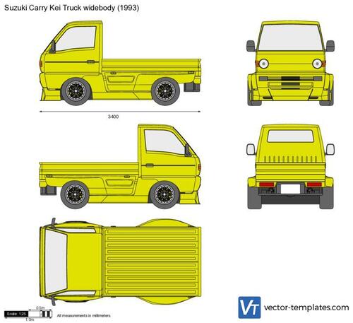 Suzuki Carry Kei Truck widebody