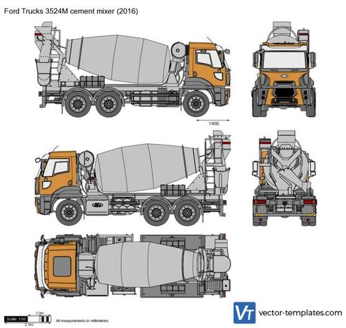 Ford Trucks 3524M cement mixer