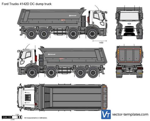 Ford Trucks 4142D DC dump truck