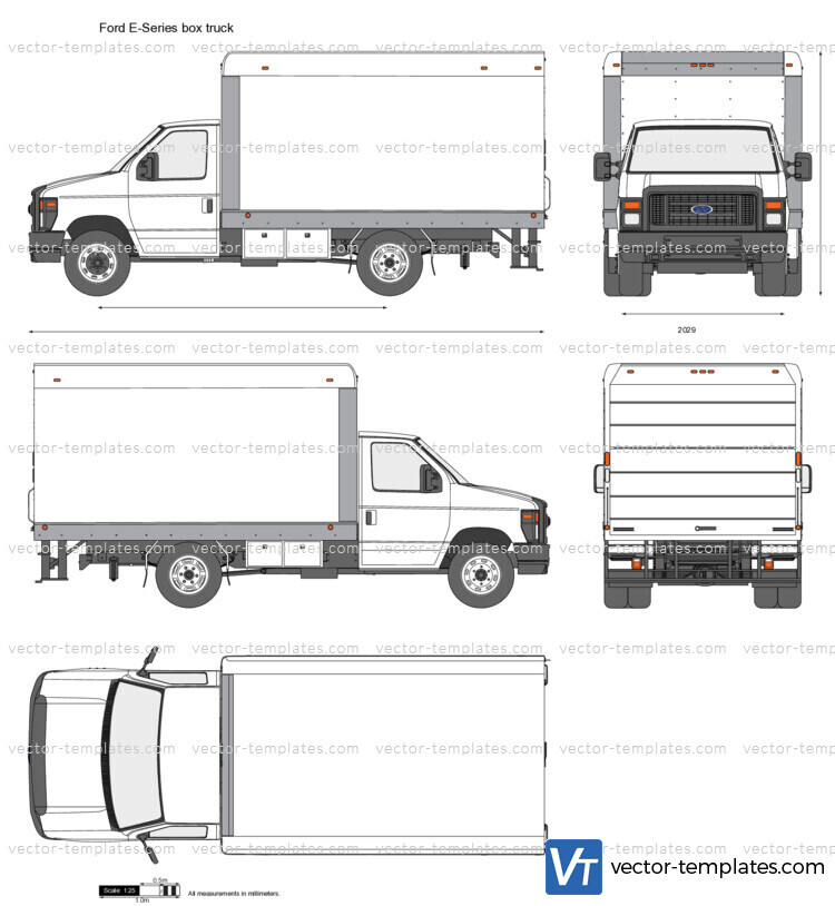 Ford E-Series box truck